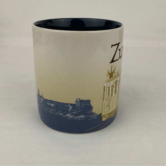 Starbucks Zurich Global Icon Series Mug VTG 16 oz City Collector Switzerland - Picture 2 of 8